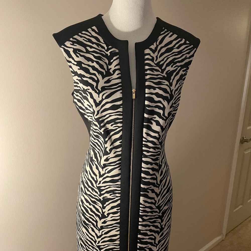 CK tiger print dress